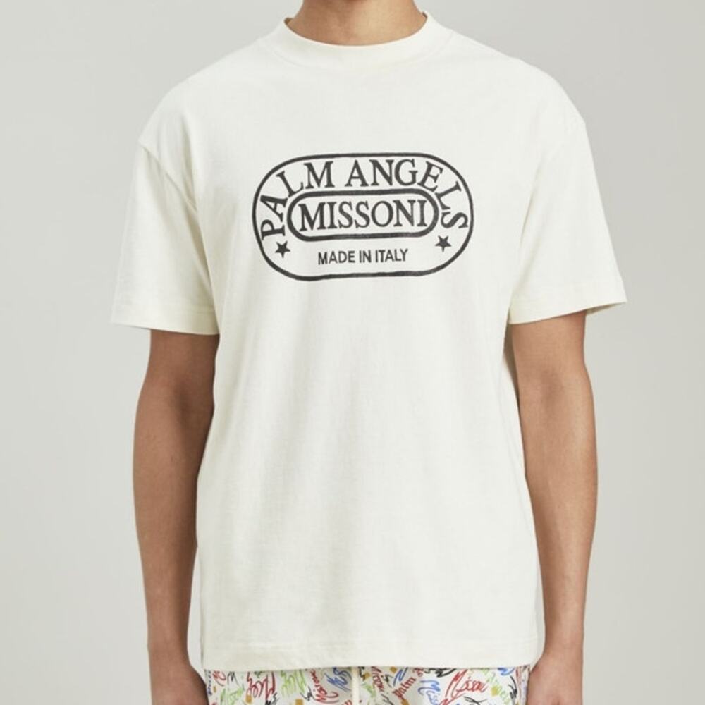 Palm‎ Angels short sleeve green oversized t-shirt